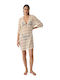 Minerva Women's Maxi Beach Dress Ecru