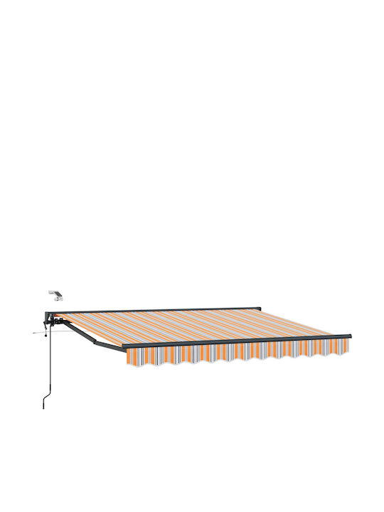 vidaXL Cort Terasă Albastru 3x2.5m