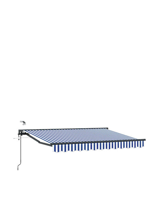 vidaXL Cort Terasă Albastră 3x2.5m