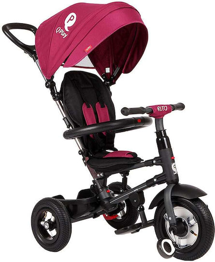 Q Play Rito Air Foldable with Parental Handle for 10 Months Purple