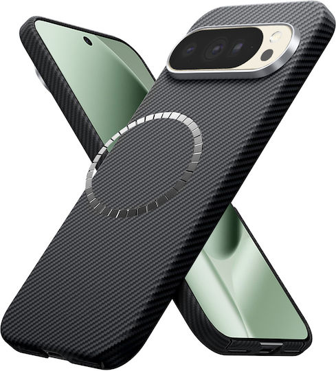 Techsuit Back Cover Aramidfasermaterial Schwarz für Google Pixel 10 Pro XL