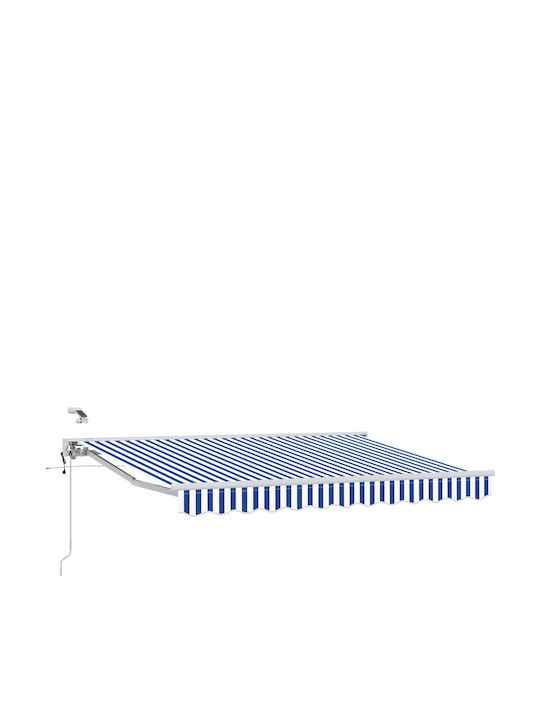 vidaXL Cort Terasă Albastru 2.5x2m