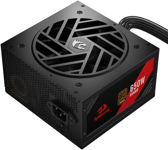 Redragon Guard GC-GU02 650W Μαύρο Τροφοδοτικό Υπολογιστή Full Wired 80 Plus Bronze