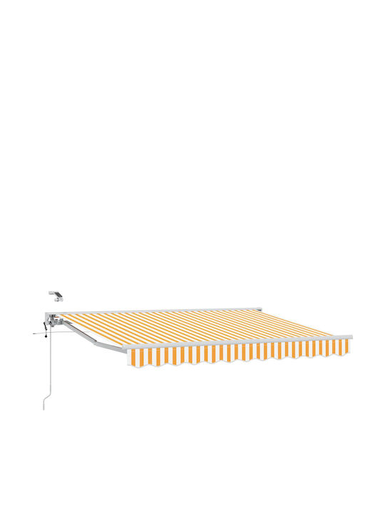 vidaXL Cort Terasă Galben 3.5x2m