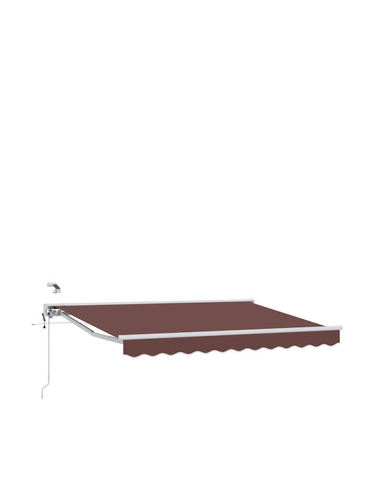 vidaXL Cort Terasă Maro 3x2.5m