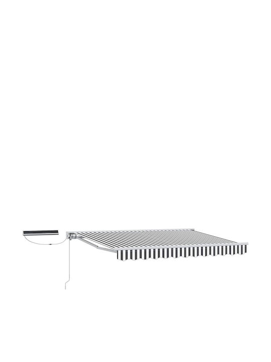 vidaXL Cort Terasă Gri 3x2.5m