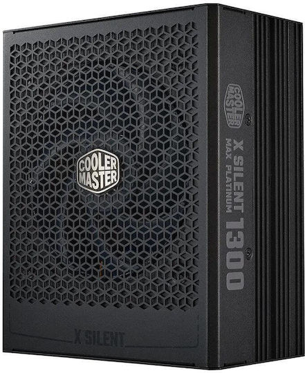 CoolerMaster X Silent MAX Platinum 1300W Μαύρο Τροφοδοτικό Υπολογιστή Full Modular 80 Plus Platinum