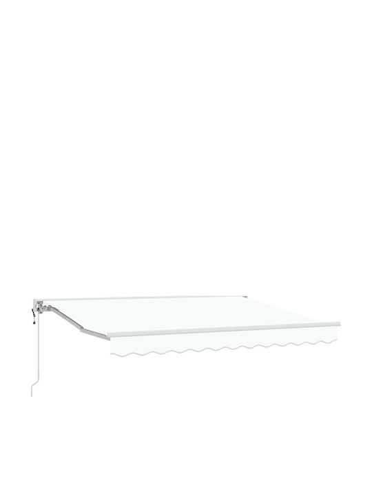 vidaXL Τέντα Βεράντας Λευκή 3x2.5m