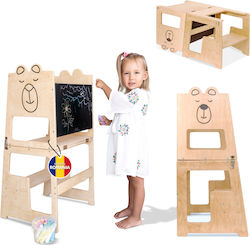 Παιδικό Τραπεζάκι από Ξύλο Μπεζ BT-4-PLAY_05 Farnora Decor
