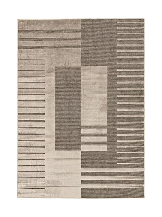 Newplan Lux 3069/27 Wohnzimmer Teppich Rechteckiges Braunes 160x230cm