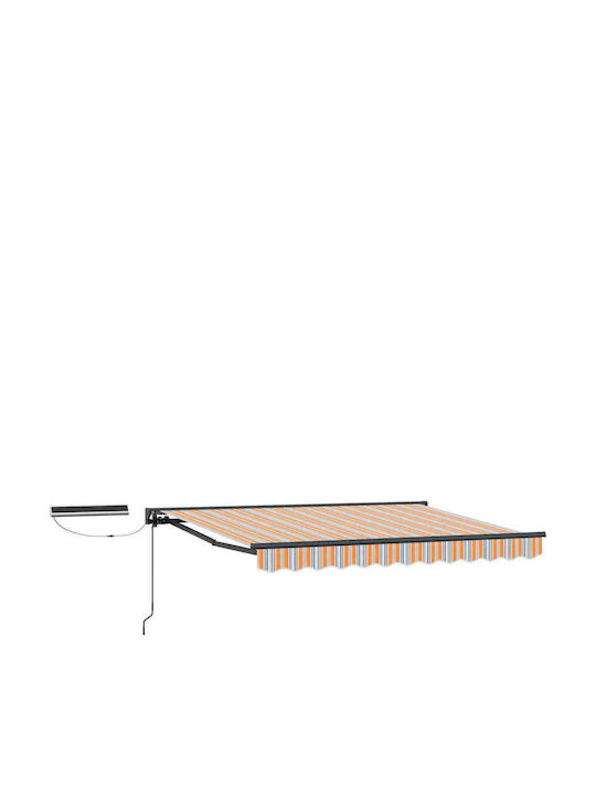 vidaXL Τέντα Βεράντας Μπλε 3x2.5m