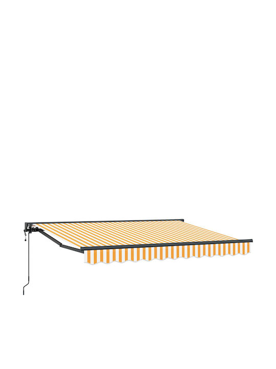 vidaXL Cort Terasă Galben 3.5x2m