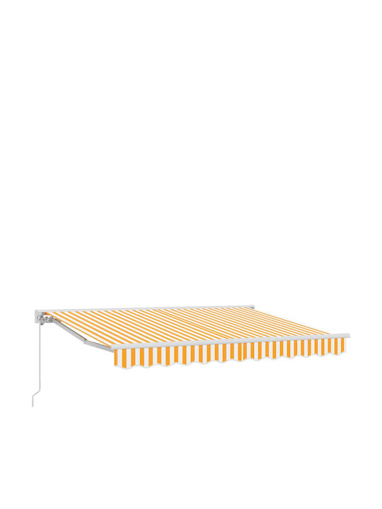 vidaXL Τέντα Βεράντας Κίτρινη 3x2.5m