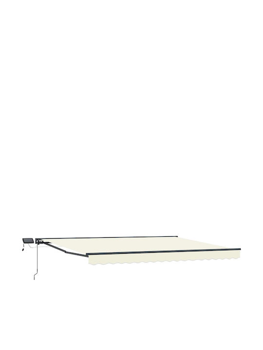 vidaXL Markise Terrasse Beige 5x3m