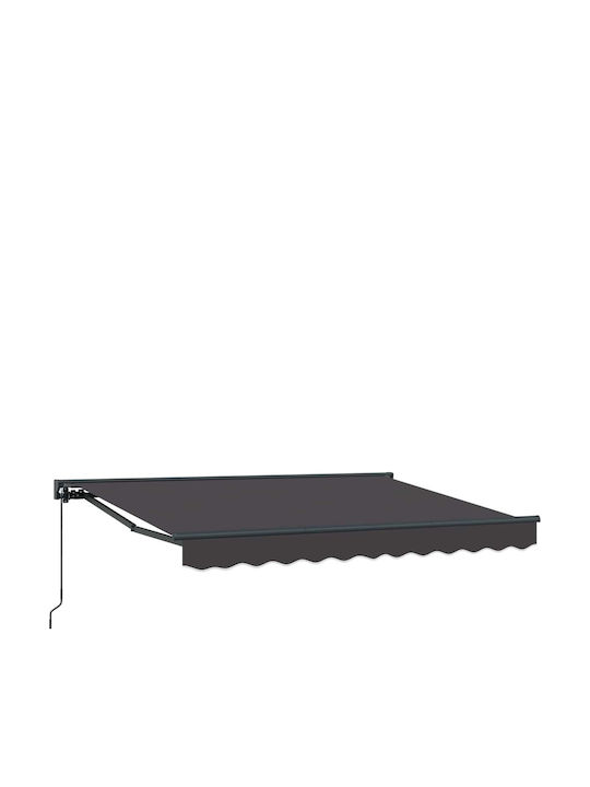 vidaXL Markise Terrasse Grau 2,5x2m