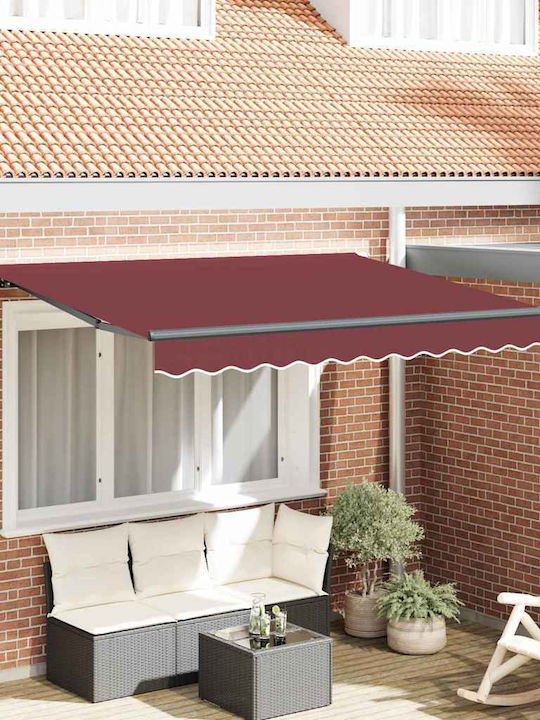 vidaXL Τέντα Βεράντας Μπορντό 3x2m