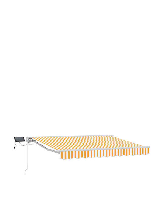 vidaXL Τέντα Βεράντας Κίτρινη 3.5x2m