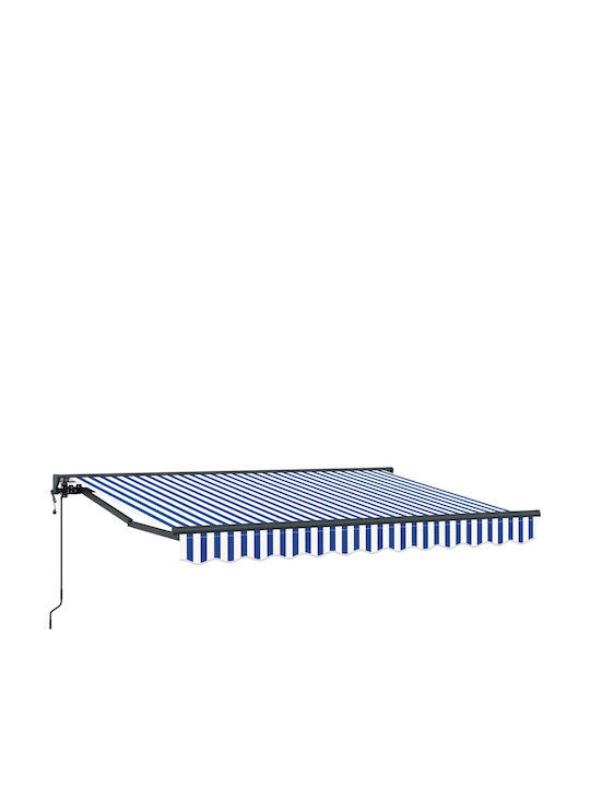 vidaXL Cort Terasă Albastru 2.5x2m