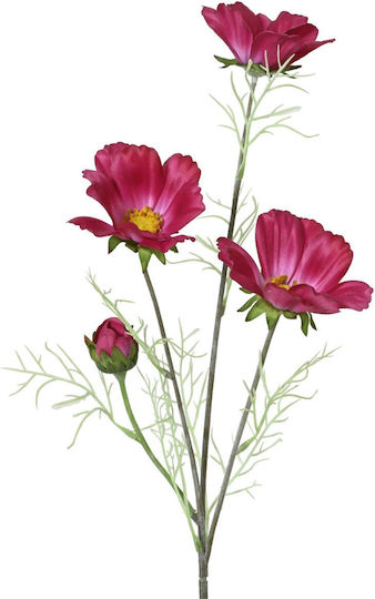 Decorativ Plantă Artificială Sucursala Floare Roz 60cm