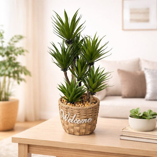 Plantă Decorativă Artificială Yucca În Ghiveci 43cm Galifas 551053 Galifas