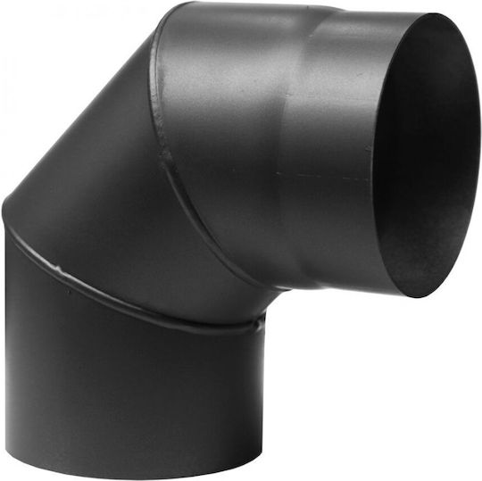 Chimney Pipe Corner 90° Black Steel ø200mm Parkanex