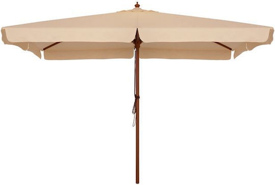 HomeMarkt Material De Înlocuire Pentru Umbrelă Bej 4x4m