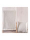 Rythmos Terrain Armchair Throw 2 Sides Jacquard 160x180cm Beige
