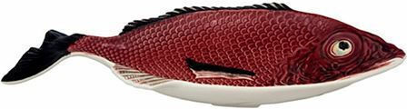 Bordallo Pinheiro Dekorative Platte Rote 51cm