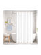 My Home Luxury Fabric Shower Curtain 180x180cm White