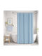 My Home Luxury Shower Curtain Fabric 180x180cm Blue