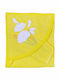 Pamuk Baby Baby Hooded Towel with Hood Flower Splashes 74x100cm