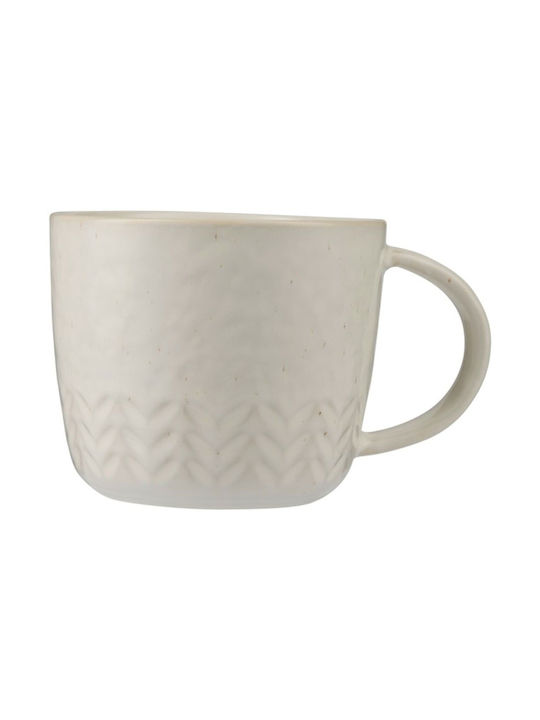 Maxwell & Williams Chevron Waves Ceramic Mug White 400ml