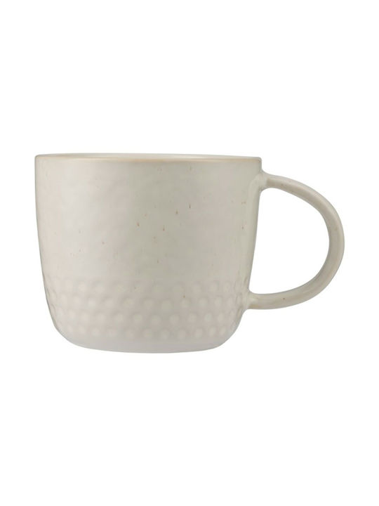 Maxwell & Williams Dots Κούπα Κεραμική Λευκή 400ml