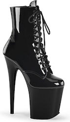 Pleaser Flamingo Platforms Μπότες Μαύρες