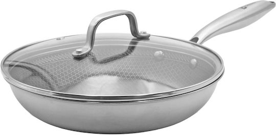 Brunbeste Pan from Steel with Lid with Non-Stick Coating 24cm