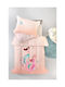 Guy Laroche Kids Single Quilt Set with Pillowcase Merida Salmon 160x230cm
