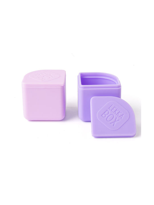 Lekkabox Set Cutii De Prânz Din Silicon Lila Bg...