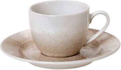 Cryspo Trio Ceramic Beige Tea Cup 110ml