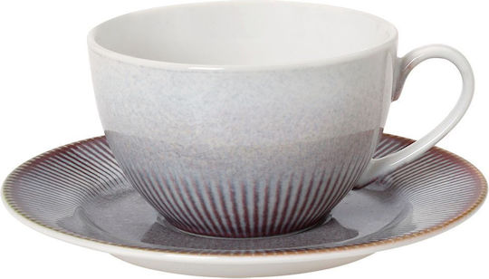 Cryspo Trio Ceramic Beige Tea Cup 230ml