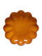Costa Nova Marrakesh Shallow Ceramic Serving Plate Orange with Diameter 13cm