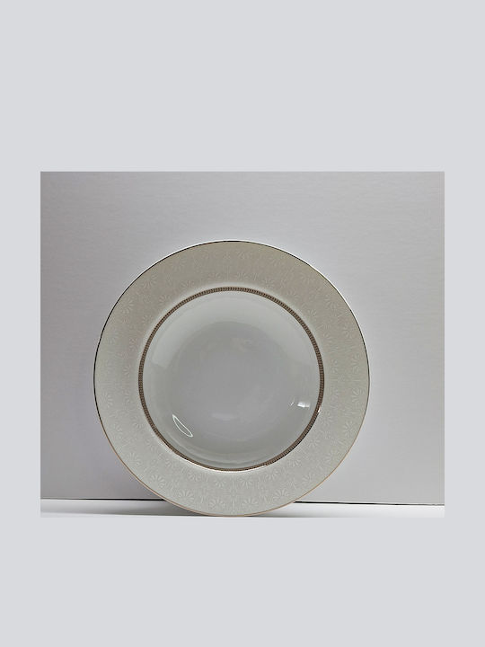 Christinholm Deep Porcelain Plate Gold 23cm