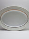 Christinholm Oval Serving Platter Made of Porcelain Gold