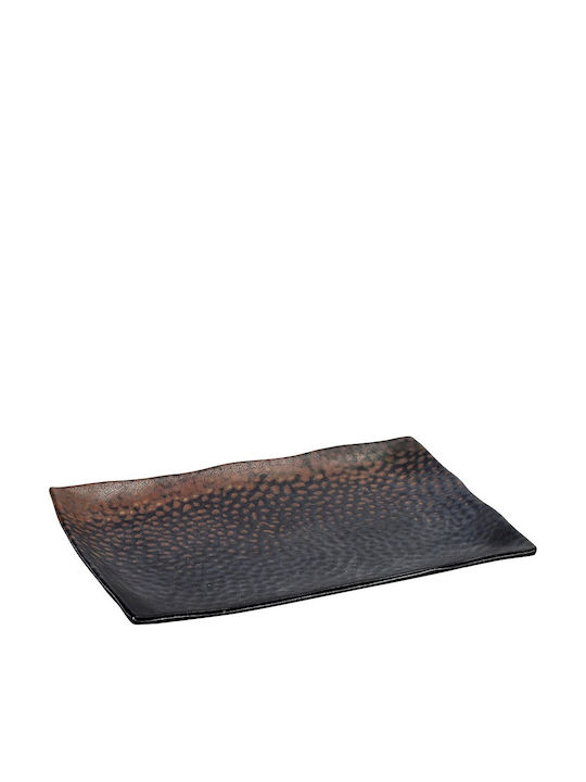 Espiel Sunset Platou de Servire Rectangular din Melamină Maro 37x26cm Espiel Sunset Platou de Servire Rectangular din Melamină Maro 37x26cm