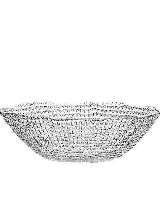 Estia Roche Glass Salad Bowl Transparent 19.5x7.5cm
