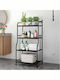Boden Badezimmerregal Metallisch 106x29x55.5cm