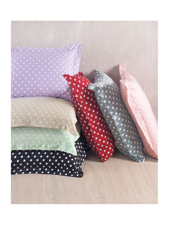 Rythmos Rythmos Cotton Duvet Cover Set 230x250cm Super King with 2 Pillowcases and 2 Bed Sheets Black