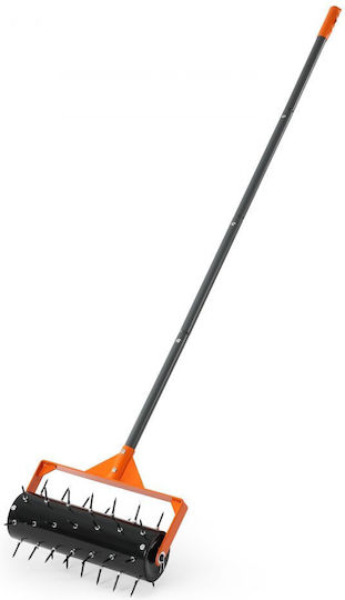 Lawn Aerator Vevor Roller Manual Push 15 Inch 42 Spikes Long Handle 60 Inch Drum Fillable Extra Weight Soil Penetrator Lawn Heavy Duty Compacted Garden Yard Soil