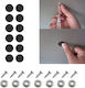 Set 12 Clips Car Ceiling Upholstery Repairs Color Black