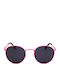 Chiara Ferragni Women's Sunglasses with Pink Frame and Black Lens