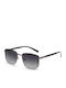 Optosquad Unisex Sunglasses with Light Blue Horn-Rimmed Frame and Light Blue Gradient Polarized Lens G008-3